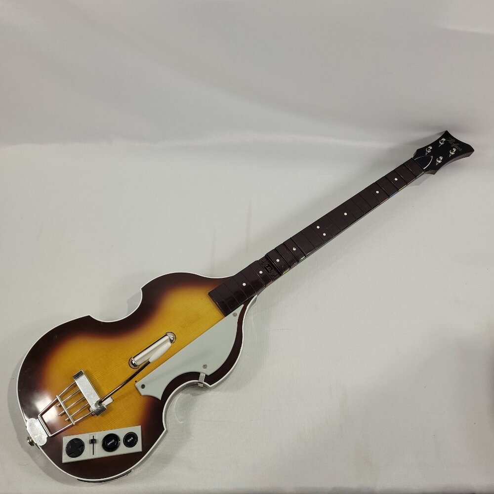 Xbox 360 Rock Band Beatles Hofner Bass Guitar Hero Controller XBGTS3